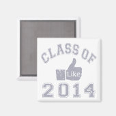 2014年クラスがアップ マグネット (正面/裏面)