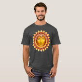 2014年グリーンズボロ夏至祭グレー Tシャツ (正面フル)