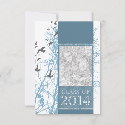 2014年シルエット画 招待状 (正面)