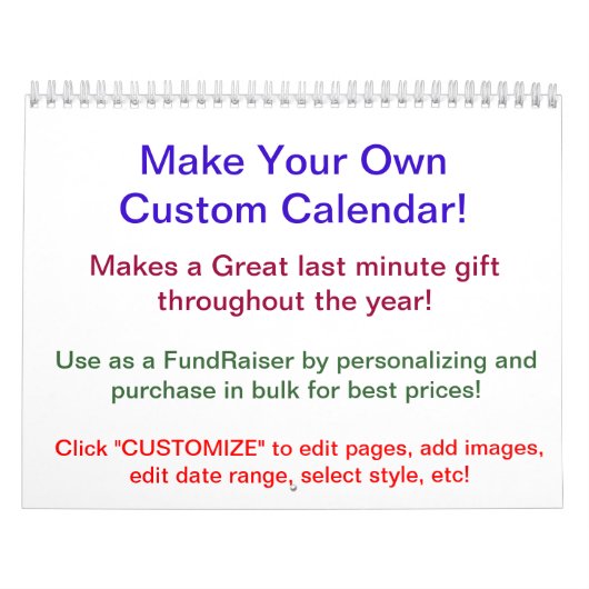 2014年デザイン独自のカレンダー～独自のカレンダーを作成 カレンダー (カバー)