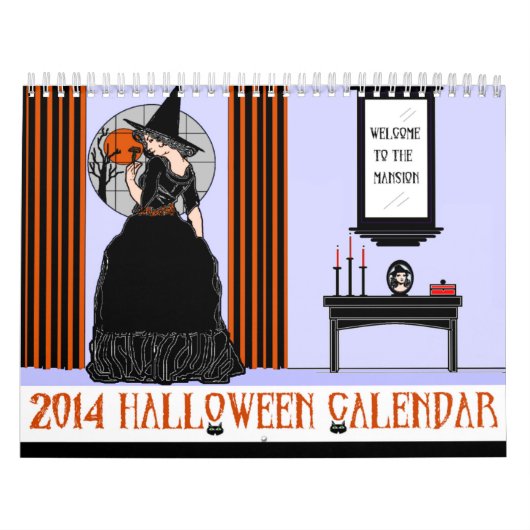 2014年ハロウィンのカレンダー、版2の カレンダー (カバー)