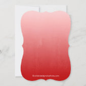 2014年モダンクラス卒業パーティー招待状 招待状 (裏面)