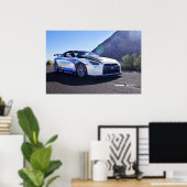 2014年ラスベガスで日産GT-RでSEMAに対応 ポスター (ホームオフィス)