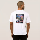 2014年世界のチャンピオン、人の二重乾燥した網のTシャツの Tシャツ (裏面フル)