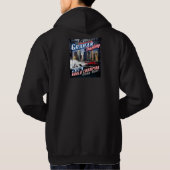 2014年世界のチャンピオン、黒人男性のフード付きスウェットシャツの パーカ (裏面)