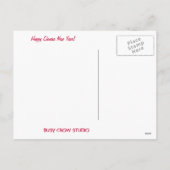 2014年中国の年賀はがき シーズンポストカード (裏面)