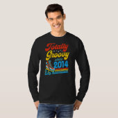 2014年以来のトータルGroovyレトロローラースケート誕生 Tシャツ (正面フル)