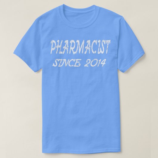 2014年以来の薬剤師 Tシャツ (デザイン正面)