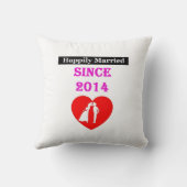 2014年以来幸福に結婚した クッション (裏面)