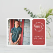 2014年写真卒業パーティー招待状 招待状 (スタンド正面)