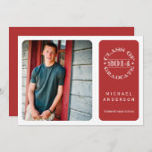 2014年写真卒業パーティー招待状 招待状 (正面/裏面)