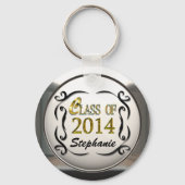 2014年卒業キーチェーンの名前クラスの追加 キーホルダー (正面)
