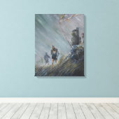 2014年失った近く キャンバスプリント (インサイチュ (ウッドフロア))