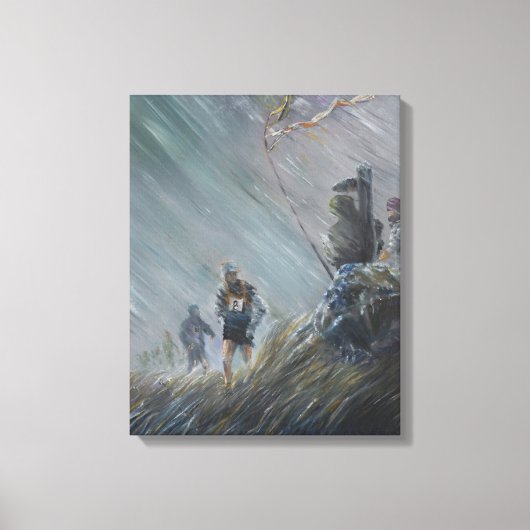 2014年失った近く キャンバスプリント (正面)