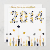 2014年度卒業パーティー招待状Ⅱ 招待状 (正面/裏面)