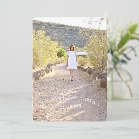 2014年度卒業発表 招待状 (スタンド正面)