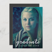 2014年度 卒業写真 招待状 (正面/裏面)