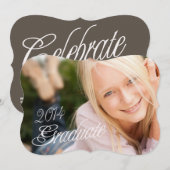 2014年度 女子卒業写真 卒業パーティー招待状 招待状 (正面/裏面)