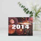 2014年新年おめでとう花火はがき シーズンポストカード (スタンド正面)