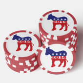 2014年民主党に投票しよう ポーカーチップ (積み重ね)