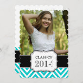 2014年王水ティール（緑がかった色）王 招待状 (正面/裏面)