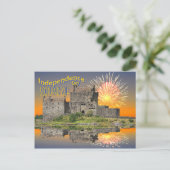 2014年祝のハガキのスコットランド独立 ポストカード (スタンド正面)