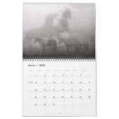 2014年芸術的馬暦 カレンダー (3月 2026)