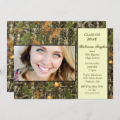 2014年迷彩柄招待状 招待状 (正面/裏面)