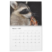 2014年野性生物のカレンダー-ベビーのアライグマの カレンダー (2月 2027)