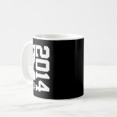 2014年限定12歳の誕生日サッカー コーヒーマグカップ (正面左)