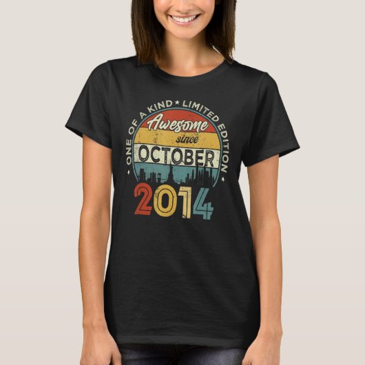 2014年10月以素晴らし降8誕生日8年 Tシャツ (正面)