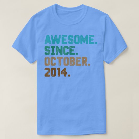 2014年10月8日素晴らしBiより8年の贈り物 Tシャツ (デザイン正面)