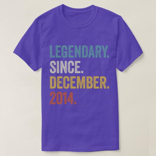 2014年12月8日バレ以来8歳 Tシャツ (デザイン正面)