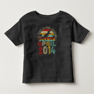 2014年4月Boy Kids 7誕生日恐竜Tレックス トドラーTシャツ