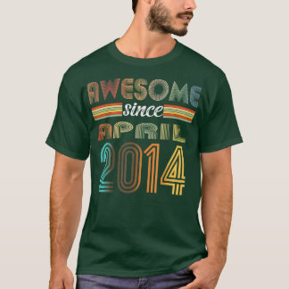 2014年4素晴らし月8誕生日以来8歳 Tシャツ