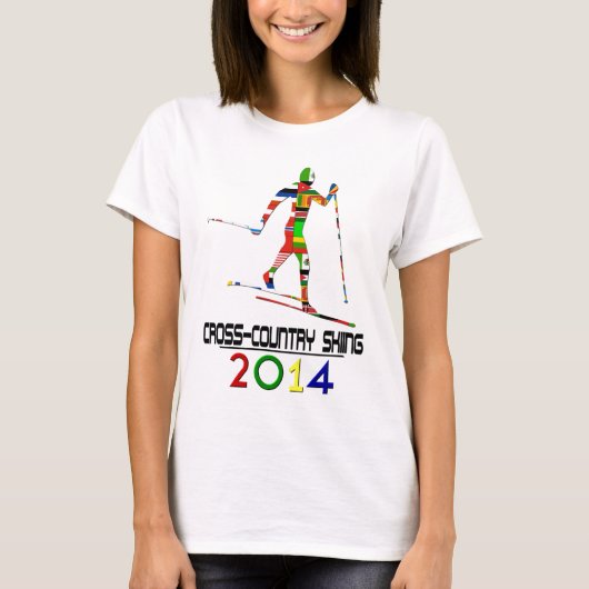 2014年: クロスカントリー・スキー Tシャツ (正面)