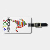 2014年: ホッケー ラゲッジタグ (正面横)