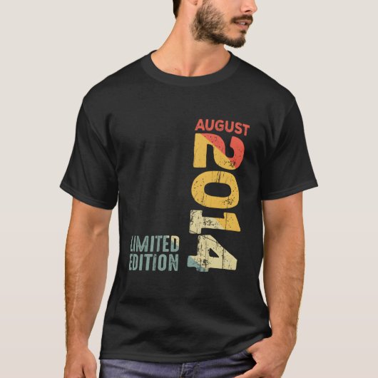 2014年 2014年8月 2014年 2014年 2014年から Tシャツ (正面)