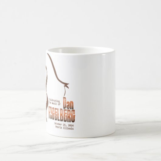 2014年DFのお祝いのスケッチのマグ-左利きの コーヒーマグカップ (中央)