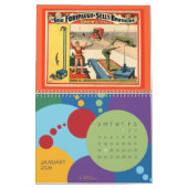 2014枚の昔のサーカスポスターカレンダー カレンダー (1月 2026)