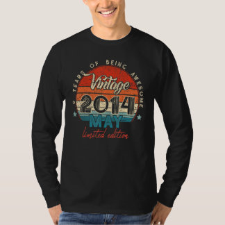 2014生まれ年5月8誕生日8歳 Tシャツ