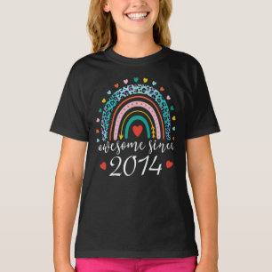 2014素晴らし年以来レインボー8誕生日ギフト Tシャツ