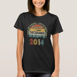 2014素晴らし年12月ヴィンテージ第7誕生日S Tシャツ