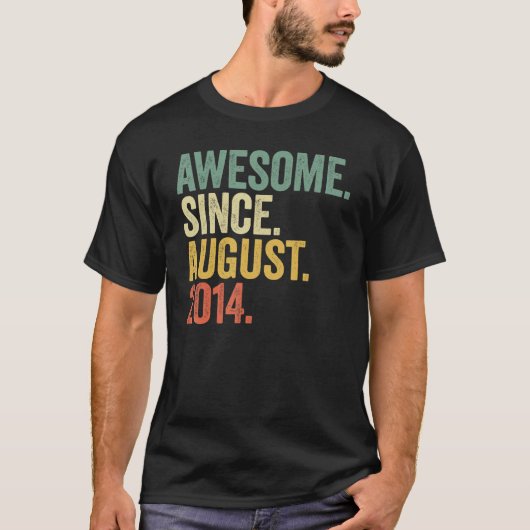 2014素晴らし年8誕生日8歳から Tシャツ (正面)