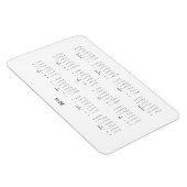 2014自分でカレンダーを作成 マグネット (右側)