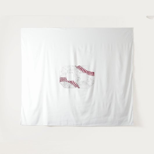 2014誕生日8歳 8歳野球ギフト エイト タペストリー (正面(横))