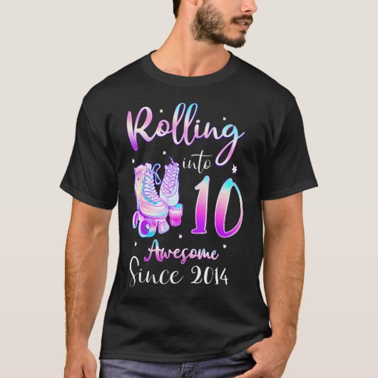 2014転が年のビデ素晴らしリーローラースケート以来 Tシャツ (正面)
