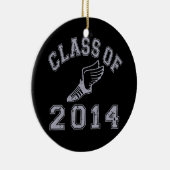 2014陸上競技-灰色2のクラス セラミックオーナメント (右)