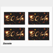 2014 長方形シール (シート)