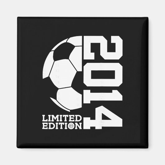 2014 12歳の誕生日 サッカー 限定版 マグネット (正面)